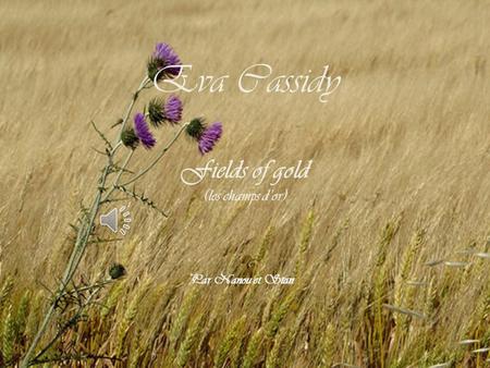 Eva Cassidy Fields of gold (les champs d’or) Par Nanou et Stan.