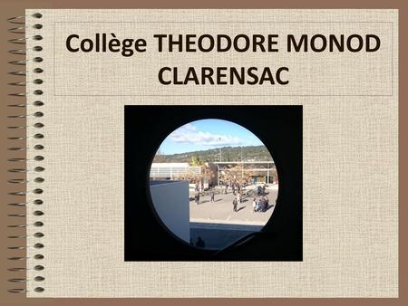 Collège THEODORE MONOD