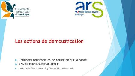 Les actions de démoustication