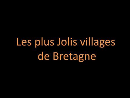 Les plus Jolis villages