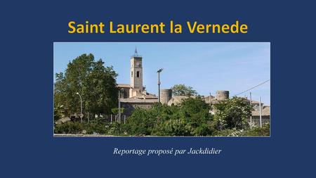 Saint Laurent la Vernede