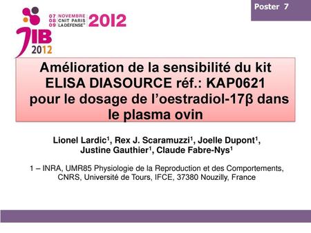 Amélioration de la sensibilité du kit ELISA DIASOURCE réf.: KAP0621