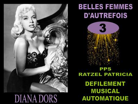 BELLES FEMMES D'AUTREFOIS 3 PPS RATZEL PATRICIA DEFILEMENT MUSICAL