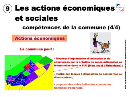 Les actions économiques et sociales