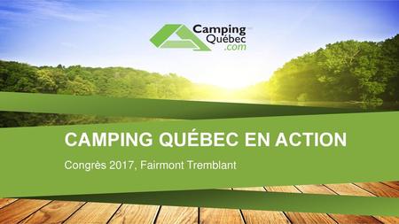 CAMPING QUÉBEC EN ACTION