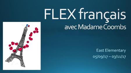 FLEX français avec Madame Coombs
