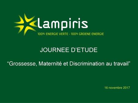 JOURNEE D’ETUDE “Grossesse, Maternité et Discrimination au travail”