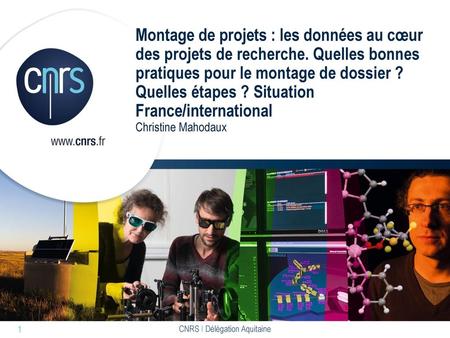 Montage de projets : les données au cœur des projets de recherche