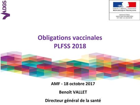Obligations vaccinales PLFSS 2018