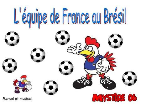 L'équipe de France au Brésil