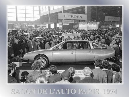 SALON DE L’AUTO PARIS 1974.