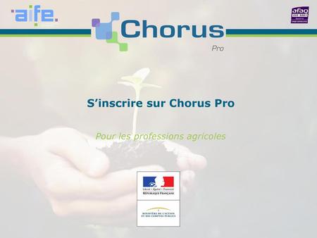 S’inscrire sur Chorus Pro