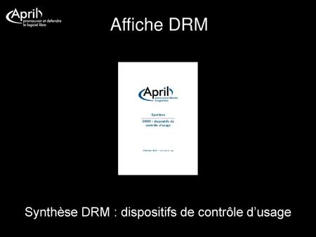 Synthèse DRM : dispositifs de contrôle d’usage