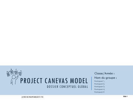 Project canevas model dossier CONCEPTUEL GLOBAL