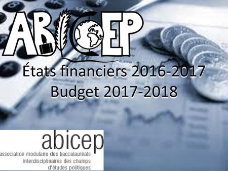 États financiers Budget