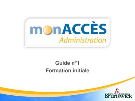 Guide n°1 Formation initiale