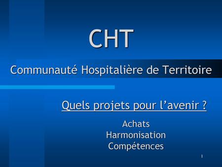 Communauté Hospitalière de Territoire