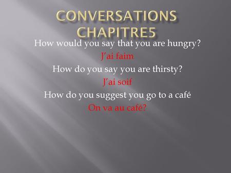 Conversations Chapitre5
