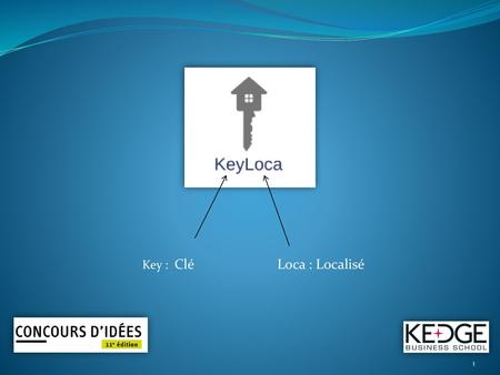 Key : Clé Loca : Localisé.