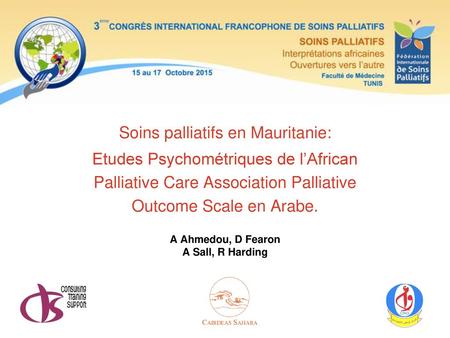 Soins palliatifs en Mauritanie: