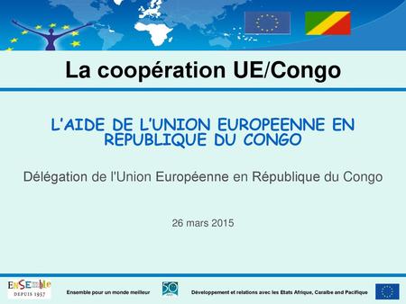 La coopération UE/Congo