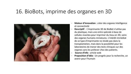 16. BioBots, imprime des organes en 3D