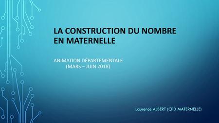 Laurence ALBERT (CPD Maternelle)