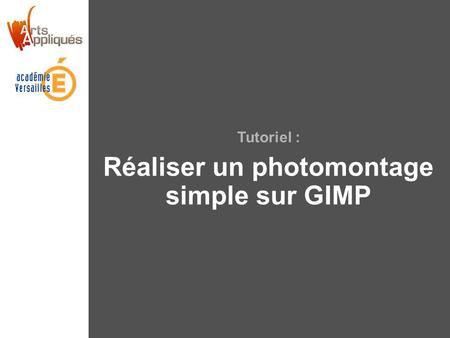 Réaliser un photomontage simple sur GIMP
