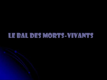 Le bal des morts-vivants. Les projecteurs illuminent les âmes mortes Anges noirs et démons se préparent pour la danse Acceuillant dans l’obscurité divers.