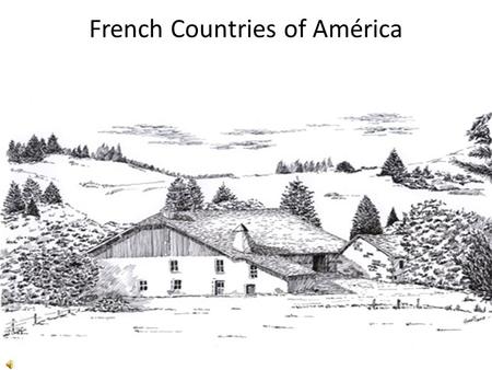French Countries of América Inspiré par une affiche.