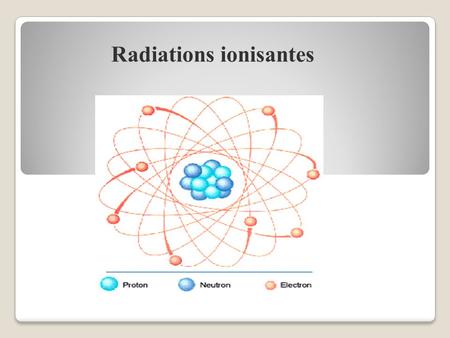 Radiations ionisantes