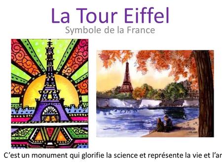 La Tour Eiffel Symbole de la France