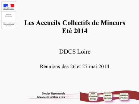 Les Accueils Collectifs de Mineurs Eté 2014