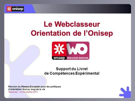Le Webclasseur Orientation de l’Onisep