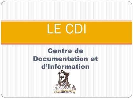 Centre de Documentation et d’Information
