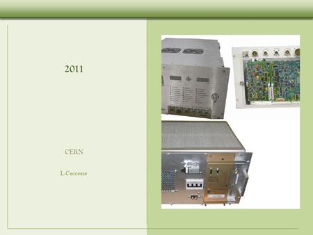 2011 CERN L.Ceccone. 2 xx Résultats & Objectifs 2012TE-EPC Title Résultats & Objectifs Objectifs Passé  Aujourd’huiAujourd’hui  Futur Avec Niveau complétion.