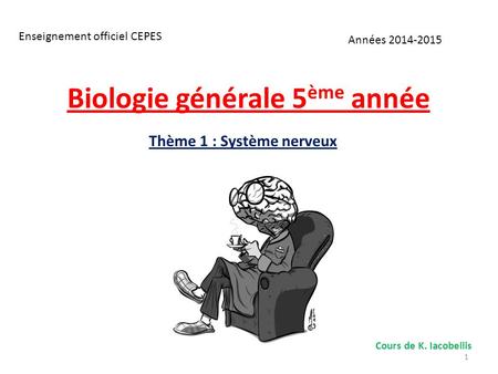 Biologie générale 5ème année