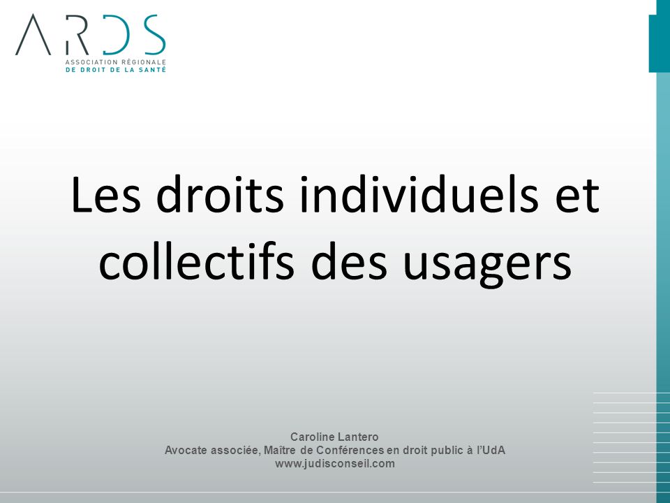 droits collectifs et individuels