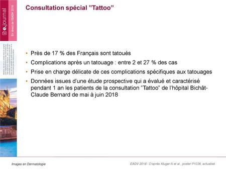 Consultation spécial ‟Tattoo”