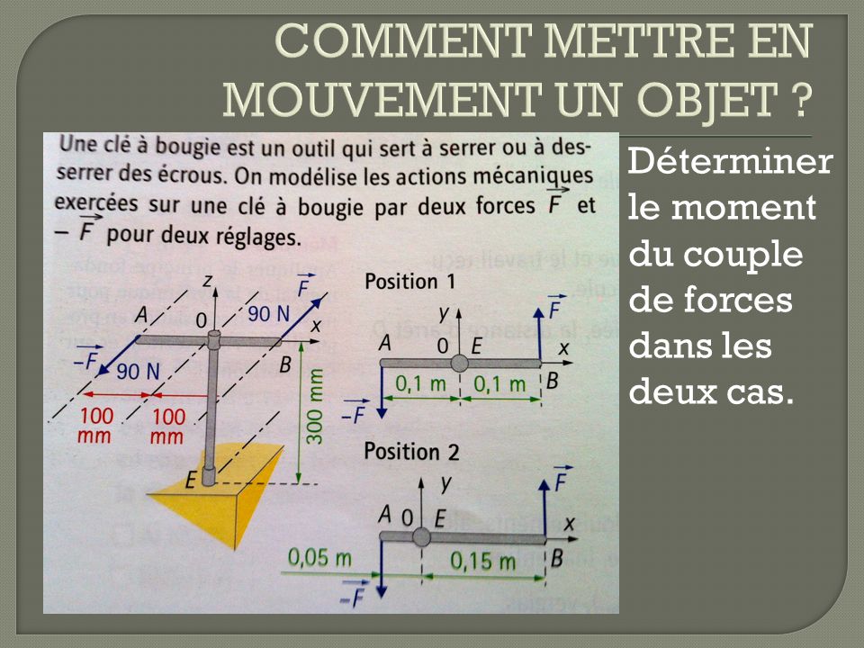 les objets en mouvement restent en mouvement