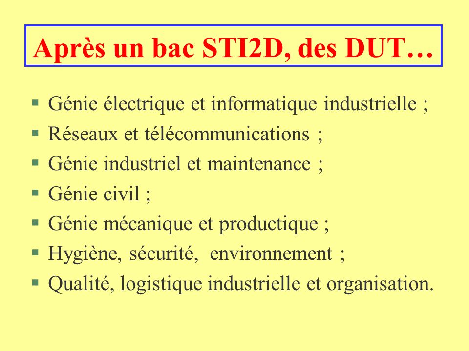 Information des parents de la classe de terminale - ppt 