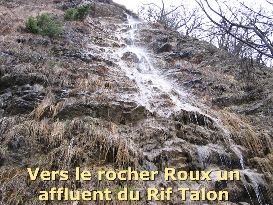 Vers le rocher Roux un affluent du Rif Talon