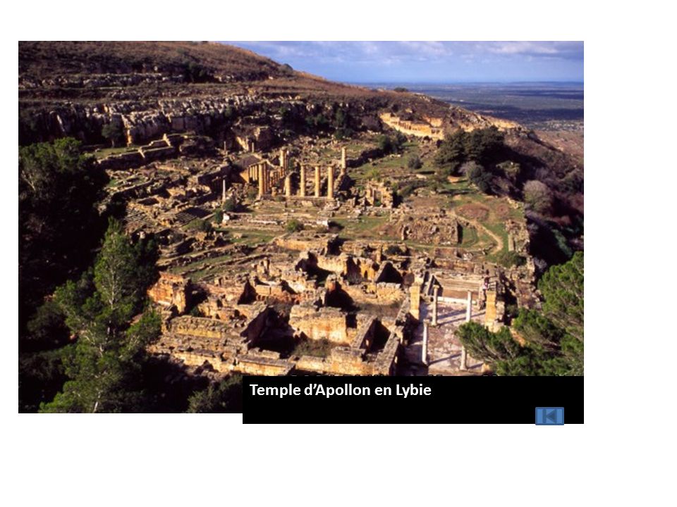 Temple d’Apollon en Lybie