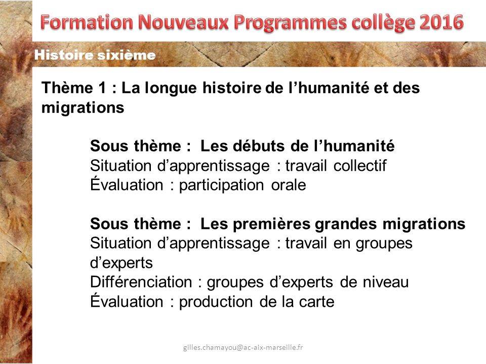 La Longue Histoire De Lhumanit Et Des Migrations Me Controle Aper U Historique