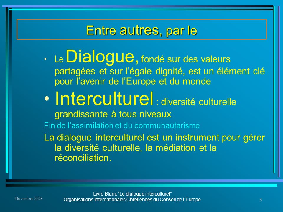 les jeunes et les relations interculturelles rencontres et dialogues interculturels