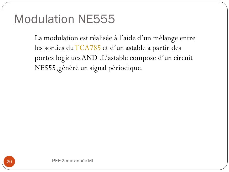 Modulation NE555