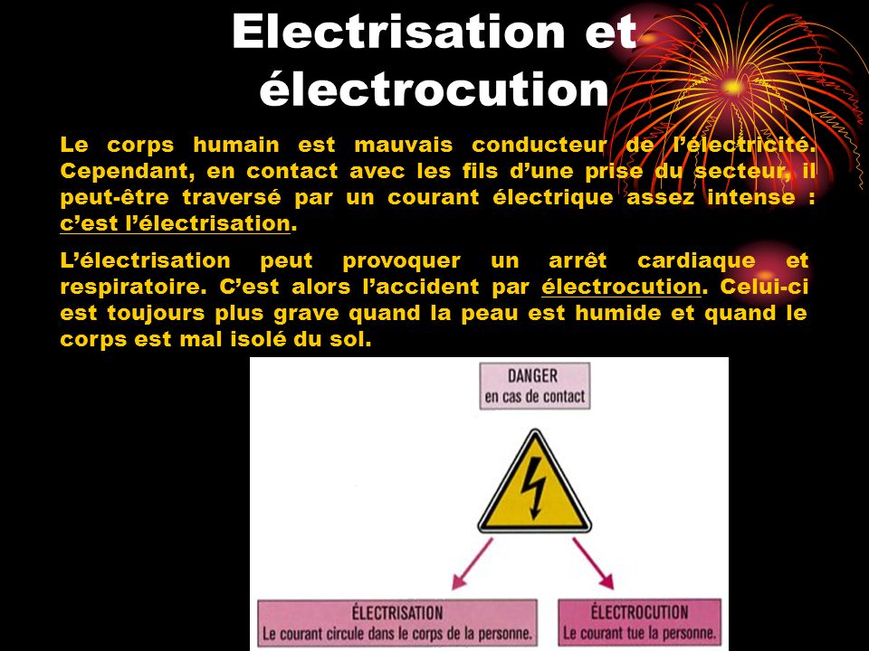 Electrisation et électrocution