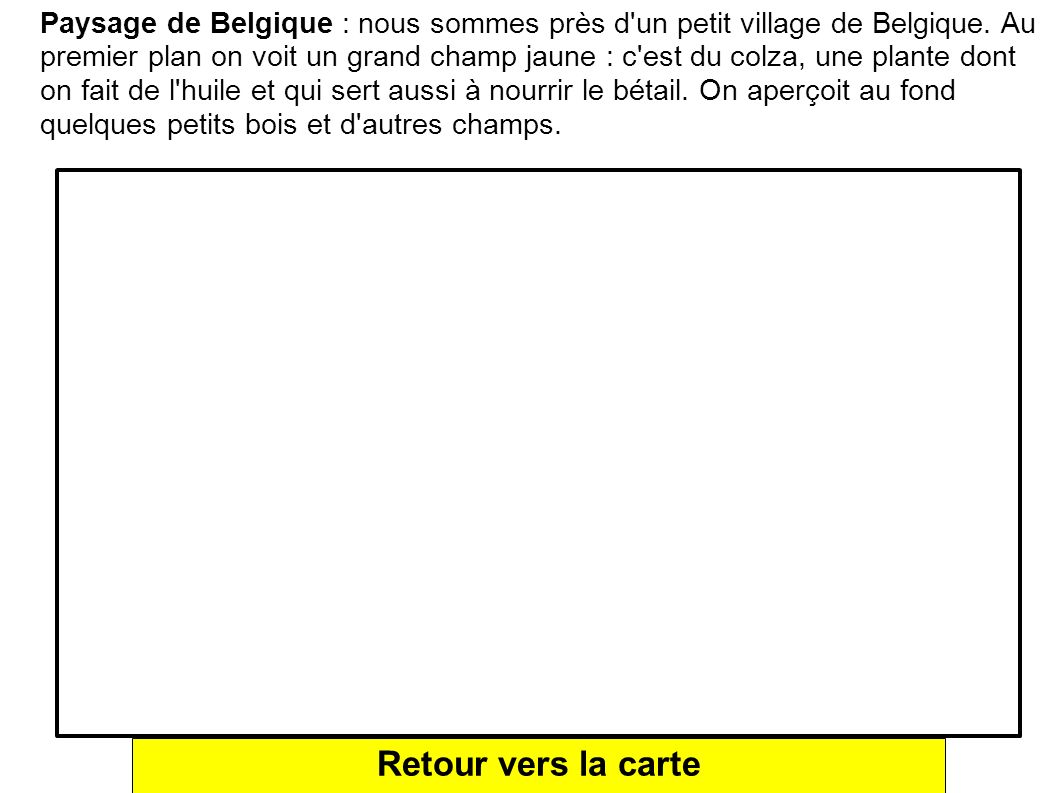 Paysage de Belgique : nous sommes près d un petit village de Belgique