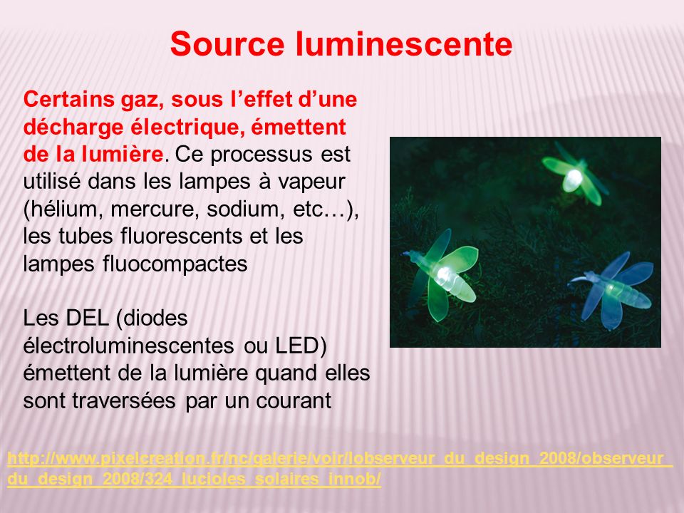 Source luminescente