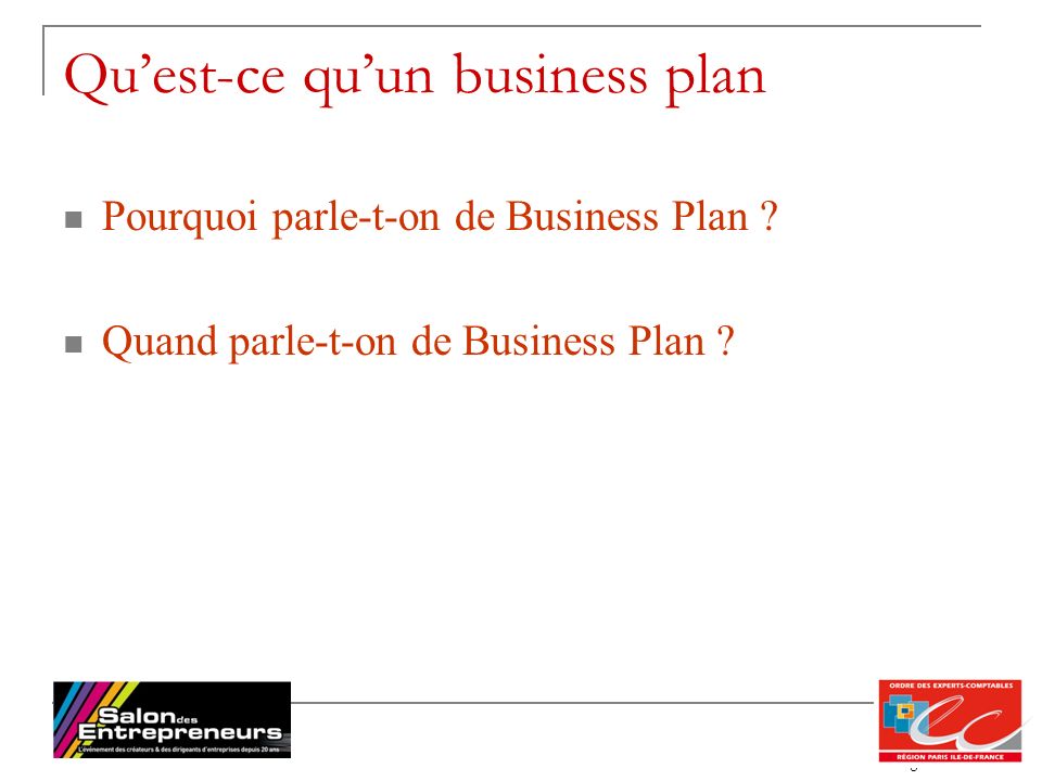 Qu’est-ce qu’un business plan